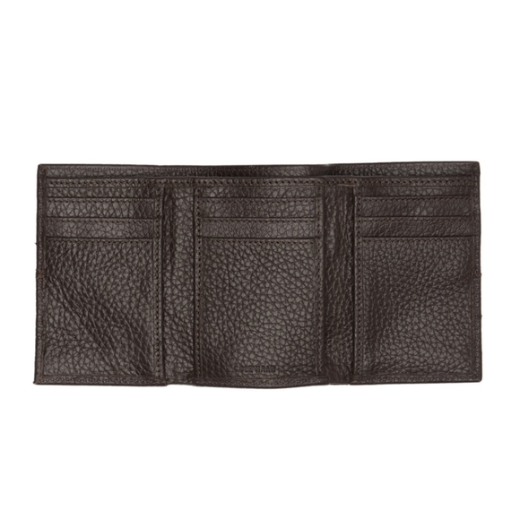 Cole Haan Trifold Closure Chocolate - Picture 2 of 4